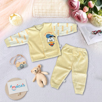 Newborn Baby Full Seelve Suit-Yellow